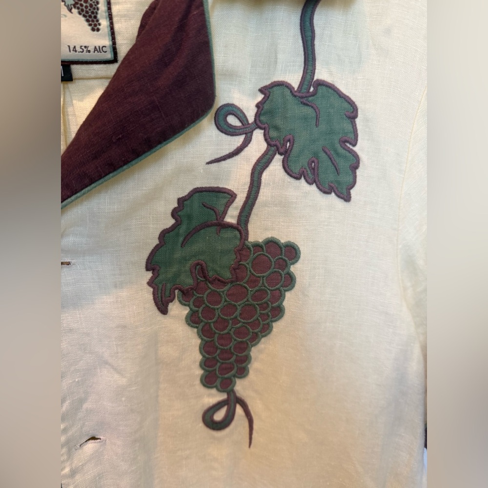Tombolo 'Tombarolo' Cabana Shirt - Unisex - size M 🍷🍇 - Picture 3 of 6